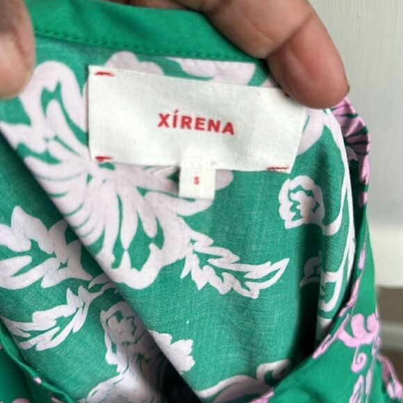 Xenia Xirena Aurie Cotton Puff-Sleeve Mini Dress S - Picture 8 of 10